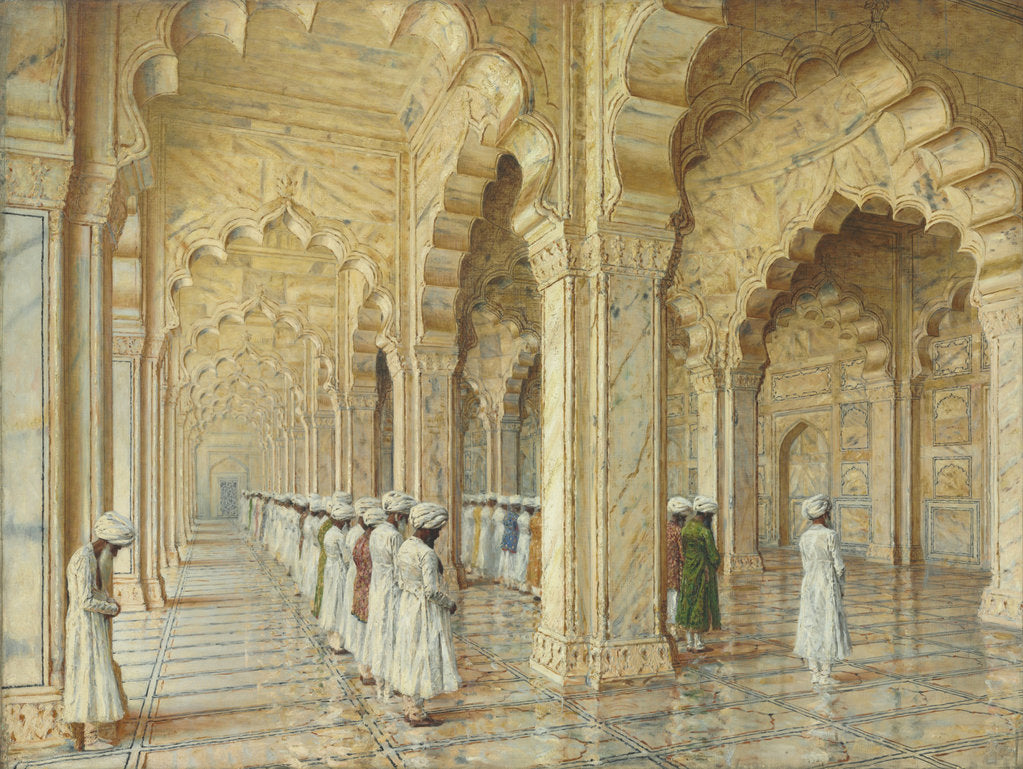 Detail of The Pearl Mosque at Agra, End of 1870s-Early 1880s by Vasili Vasilyevich Vereshchagin