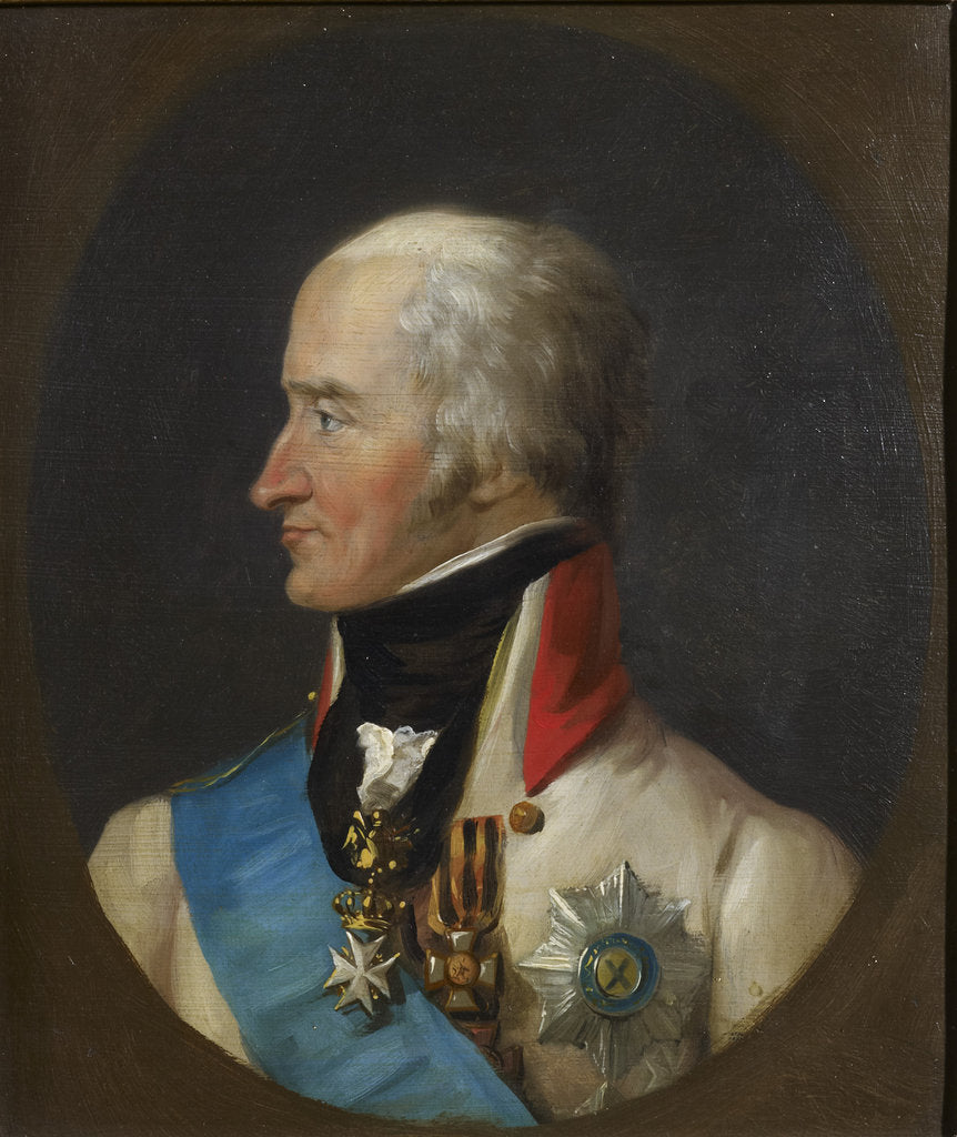 Detail of Portrait of Count Levin (Leonty) August Theophil von Bennigsen, c. 1810 by Peter Eduard Stroely