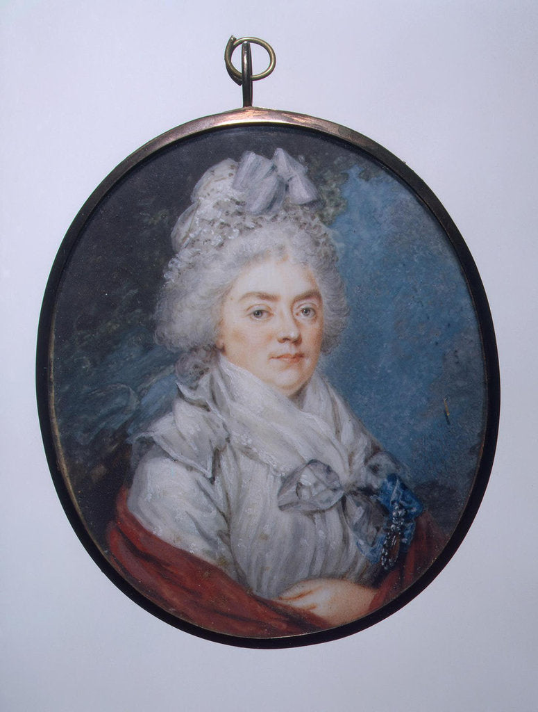 Detail of Portrait of Princess Darya Petrovna Saltykova, née Chernysheva, 1794 by Augustin Christian Ritt