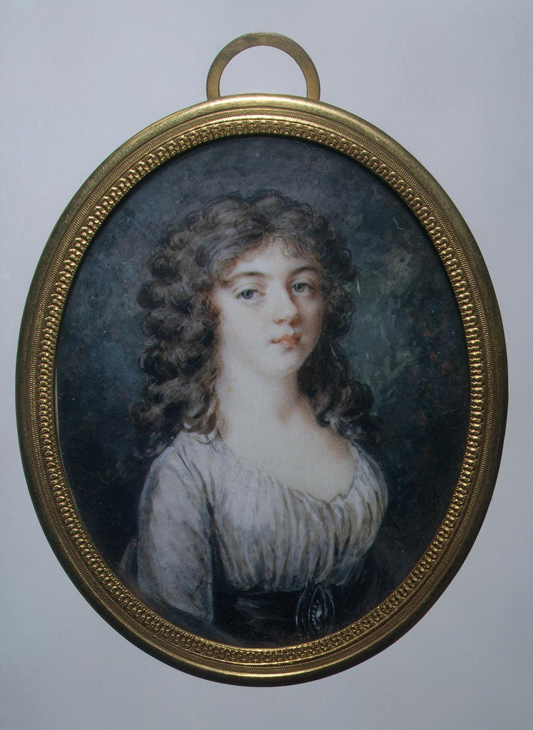 Detail of Portrait of Countess Yelizaveta Borisovna Shakhovskaya, 1794 by Augustin Christian Ritt