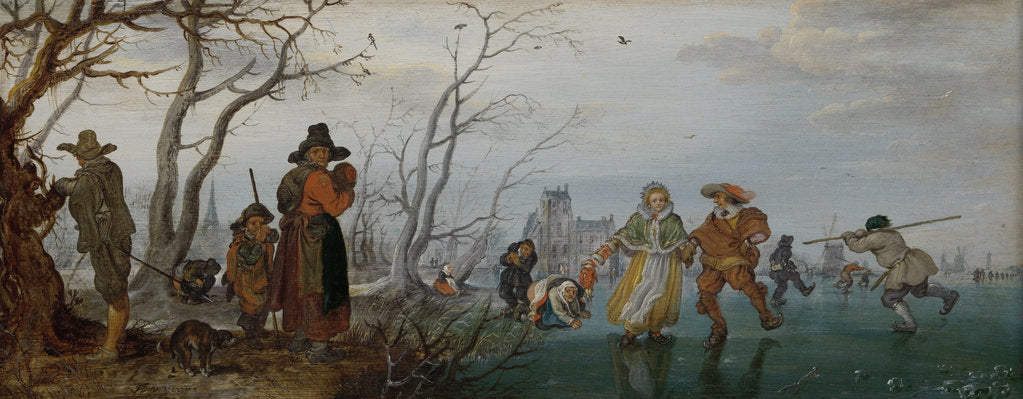 Detail of Winter (Amusement on the Ice), 1625 by Adriaen Pietersz. van de Venne