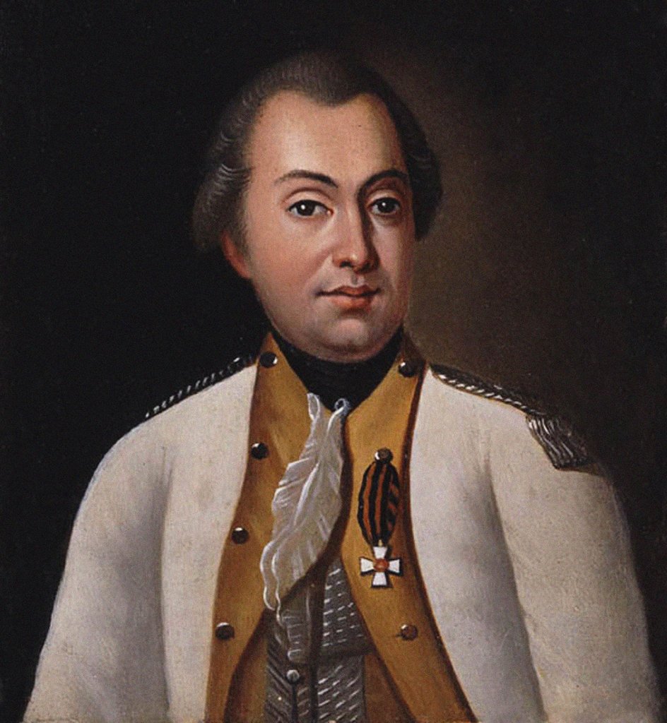 Mikhail Kutuzov in the uniform of the Lugansk Pikineer Regiment, 1788, 19th century by Anonymous