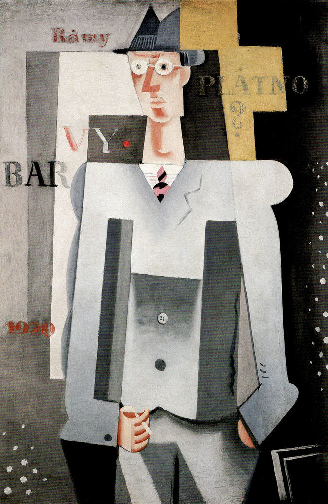 Detail of Mr. Myself, 1920 by Josef Capek