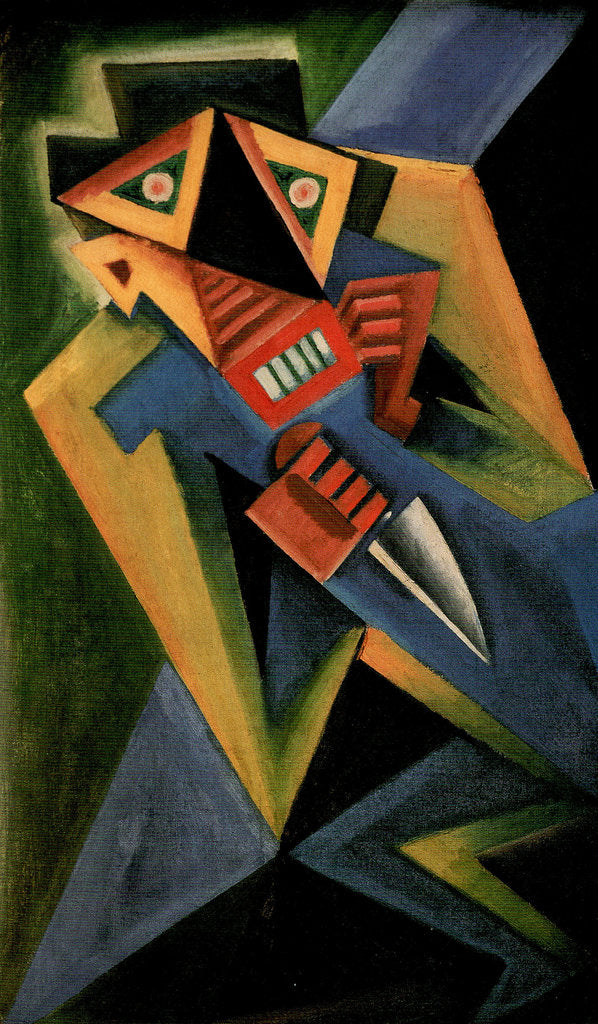 Detail of Fantomas, 1918 by Josef Capek