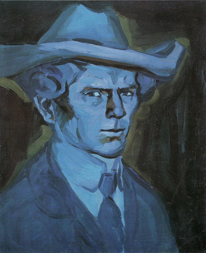 Detail of Self-Portrait, 1909 by Bohumil Kubista