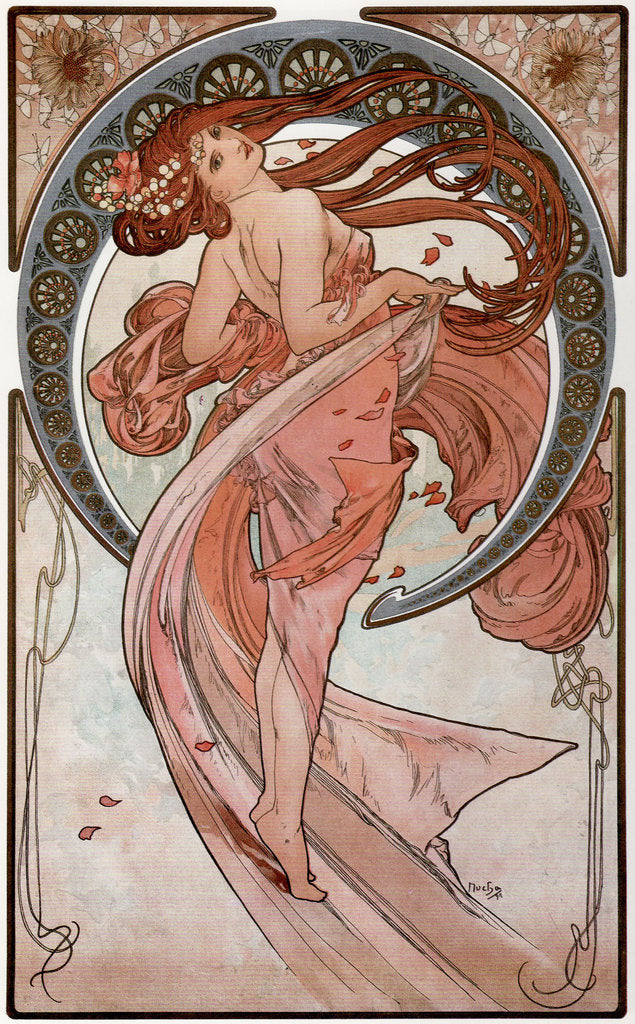 Dance by Alfons Marie Mucha
