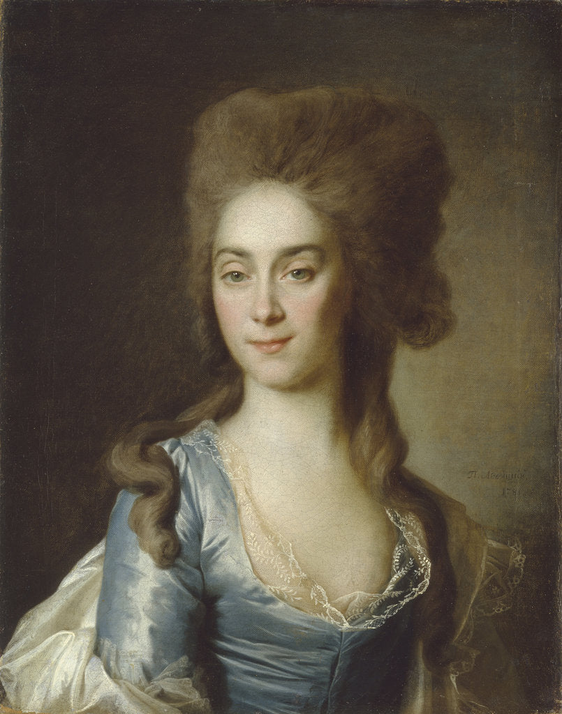 Portrait of Tatyana Petrovna Raznatovskaya, née Rezvaya, 1781 by Dmitri Grigorievich Levitsky