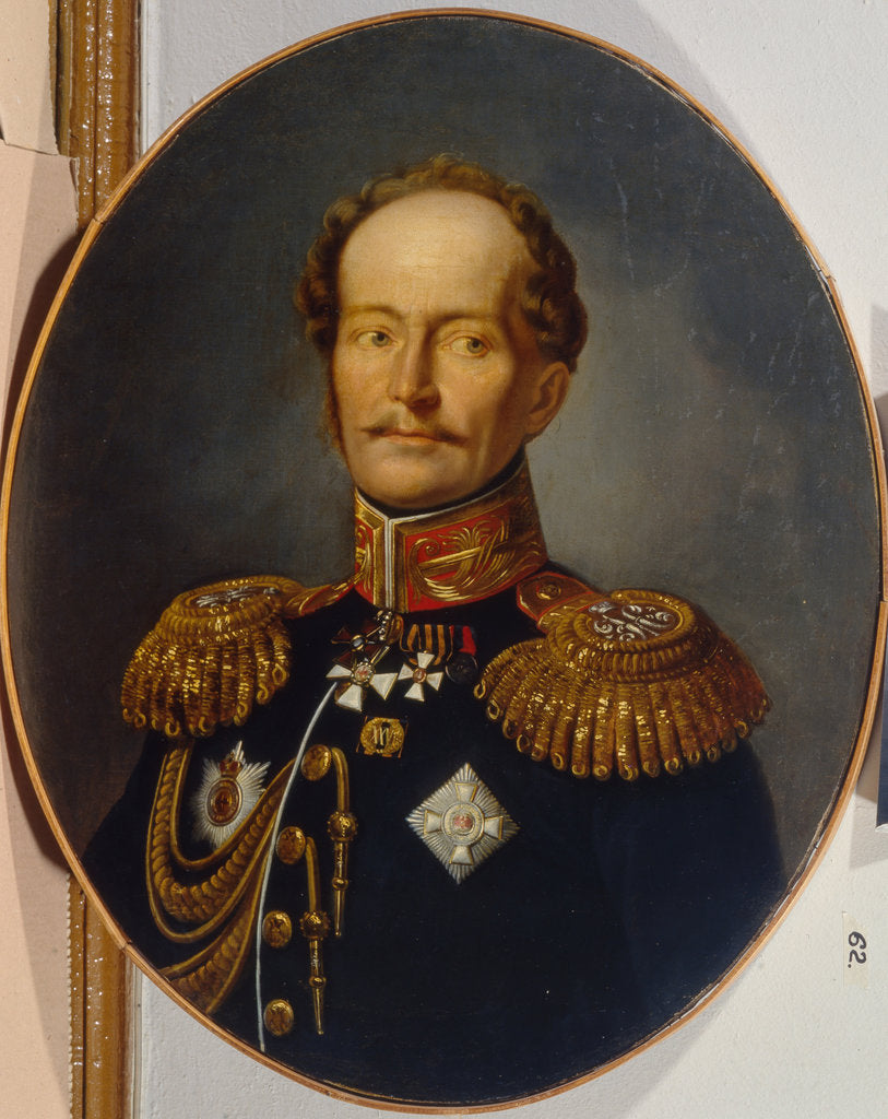 Portrait of the Adjutant General Karl Karlovich Merder, 1820s by Anonymous