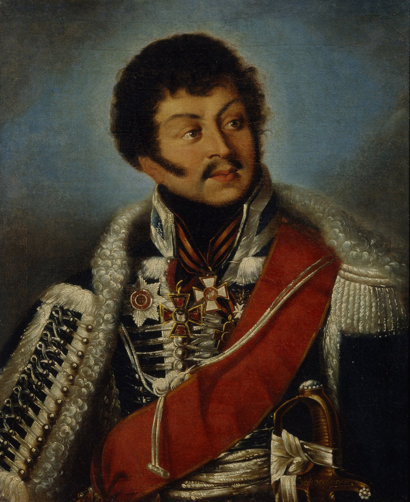 Detail of Portrait of the General Dmitry Dmitrievich Shepelev by Anonymous
