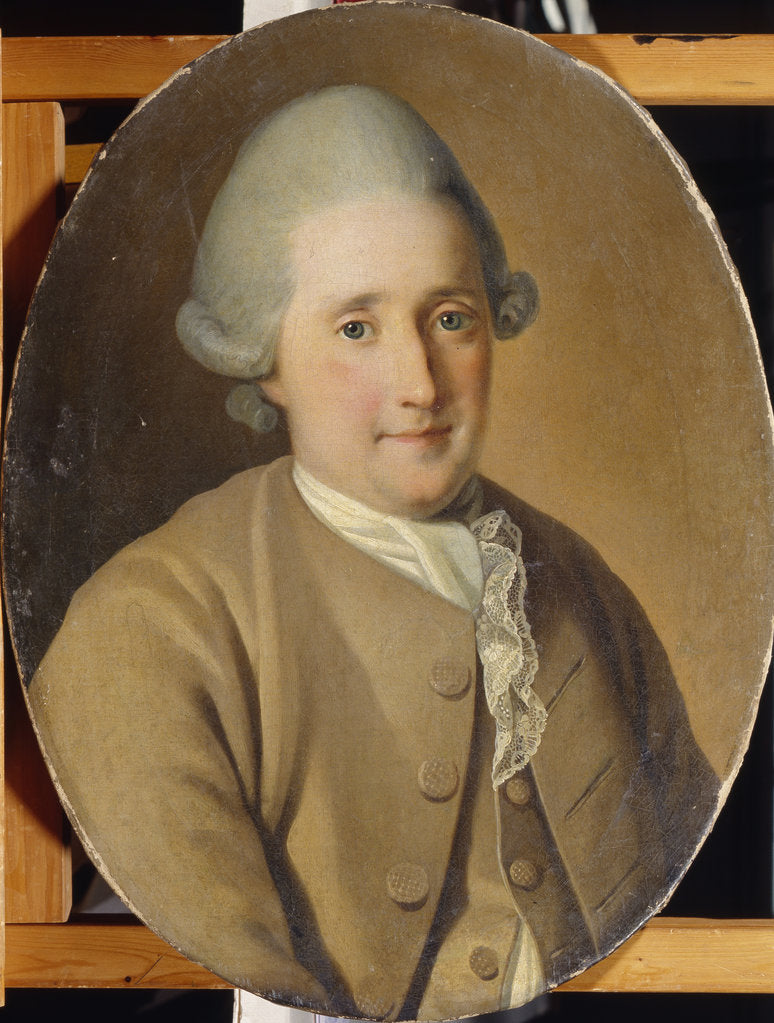 Detail of Portrait of Mikhail Gavrilovich Kozhukhov by Carl Ludwig Johann Christineck