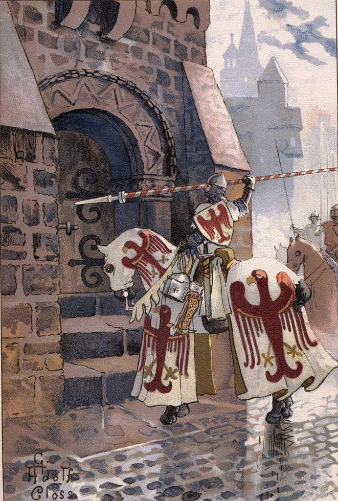 Detail of Dragowit, 1903 by Gustav Adolf Closs