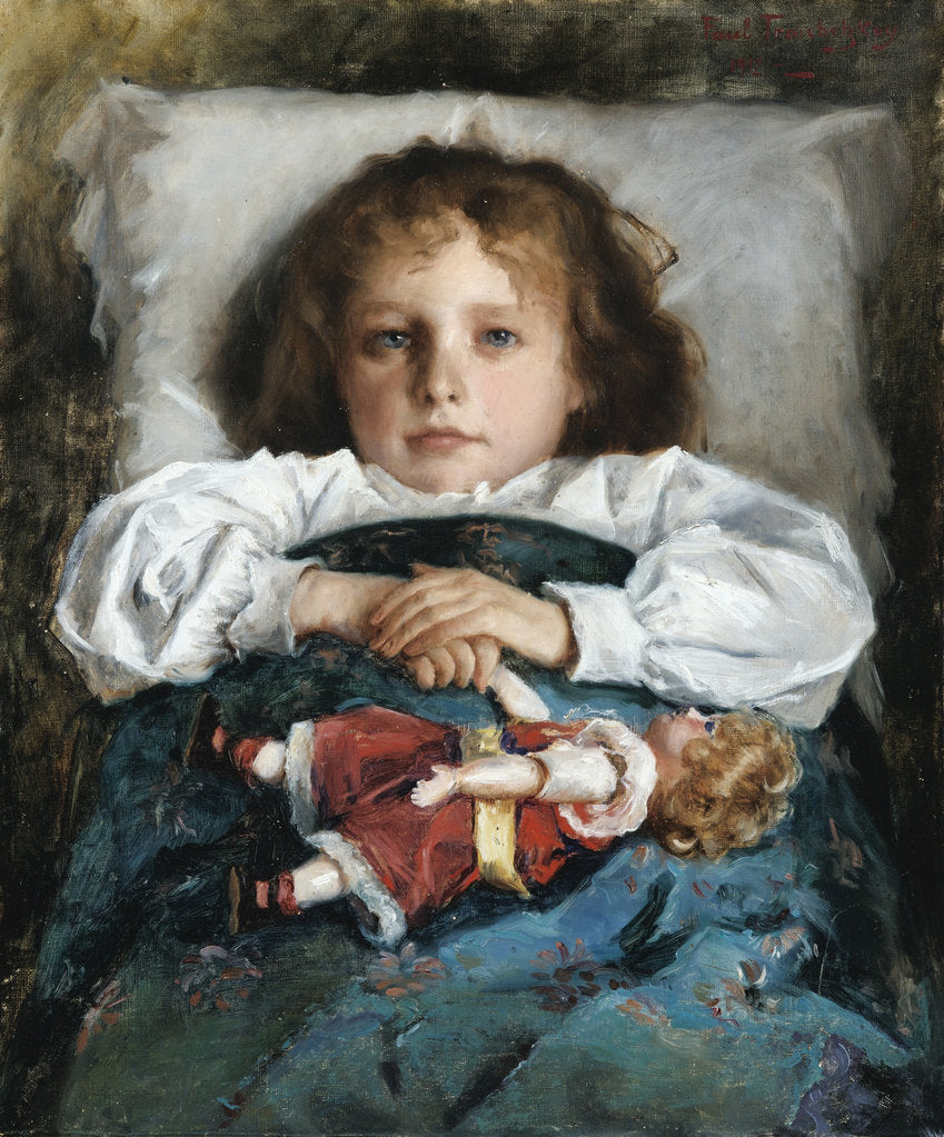 Detail of Child with a Doll, 1912 by Prince Pavel Petrovich Trubetskoy