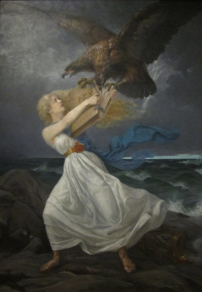 Detail of The Attack, 1899 by Edvard Isto