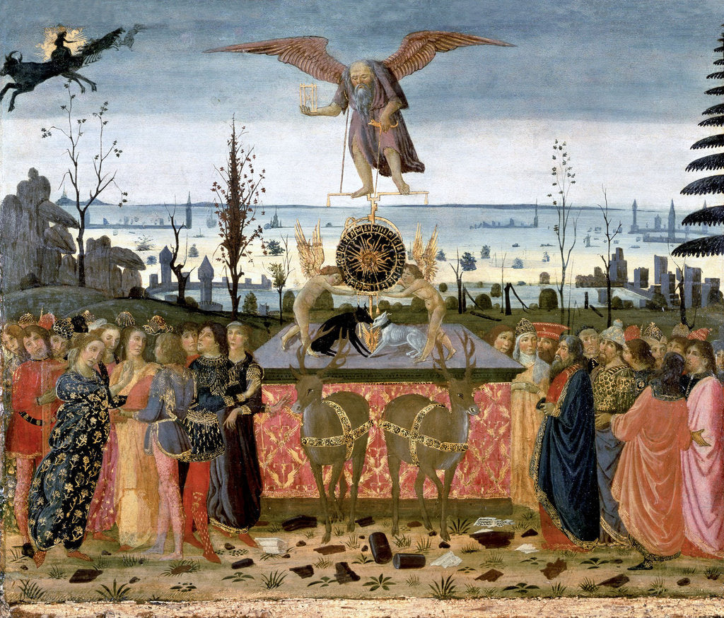 Detail of The Triumph of Time, 1480-1490 by Jacopo del Sellaio