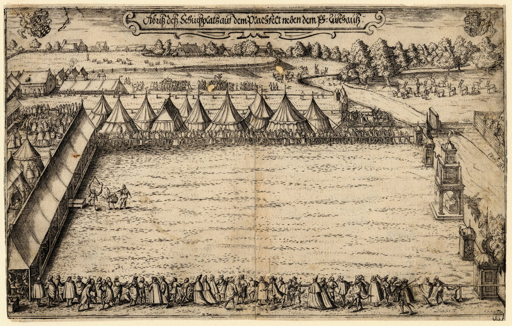 Detail of The Crossbow Archers in Munich, 1599 by Alexander Mair