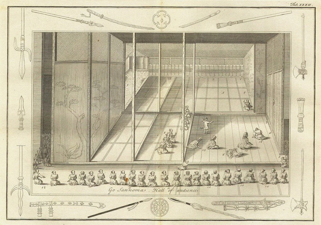 Detail of The hall of audience of the Dutch Ambassadors. by Anonymous
