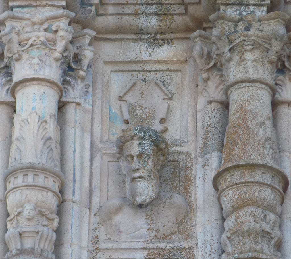 Detail of Bust of Francisco Pizarro by Anonymous