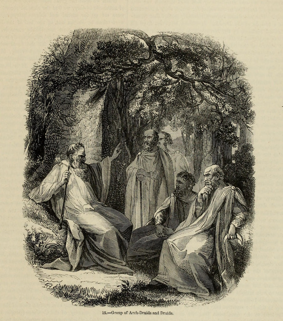Detail of Group of Archdruids and Druids by Anonymous
