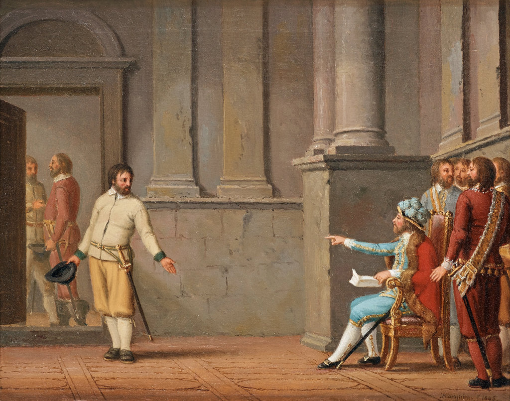 Detail of Engelbrekt Engelbrektsson before Eirik III, 1805 by Pehr Hilleström