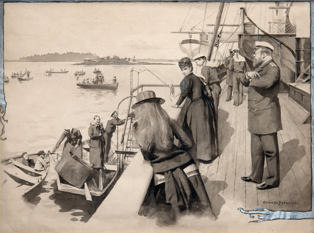 Detail of Trip of Alexander III in the Gulf of Finland, 1883-1888 by Gunnar Fredrik Berndtson