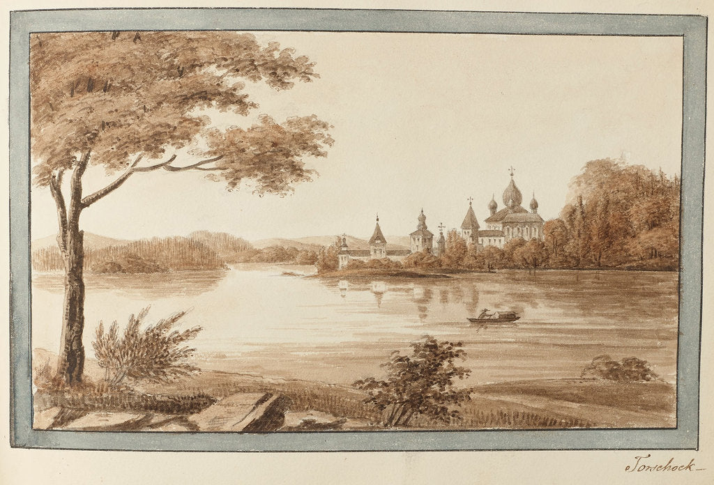 Detail of Torzhok, 1824-1830 by Otto August Malmborg