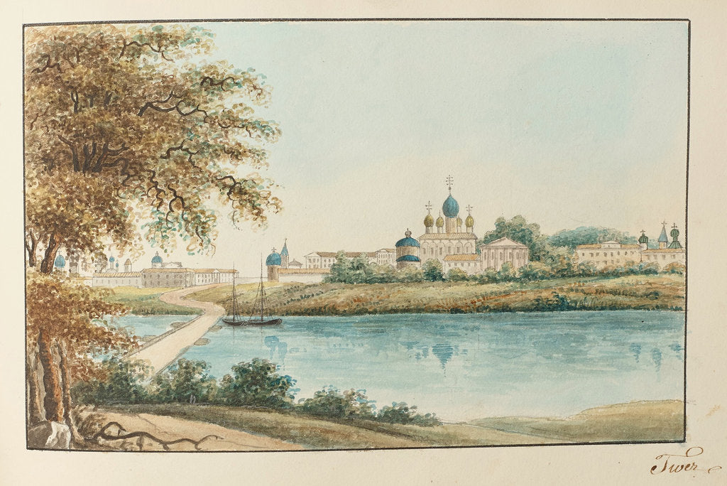 Detail of Tver, 1824-1830 by Otto August Malmborg