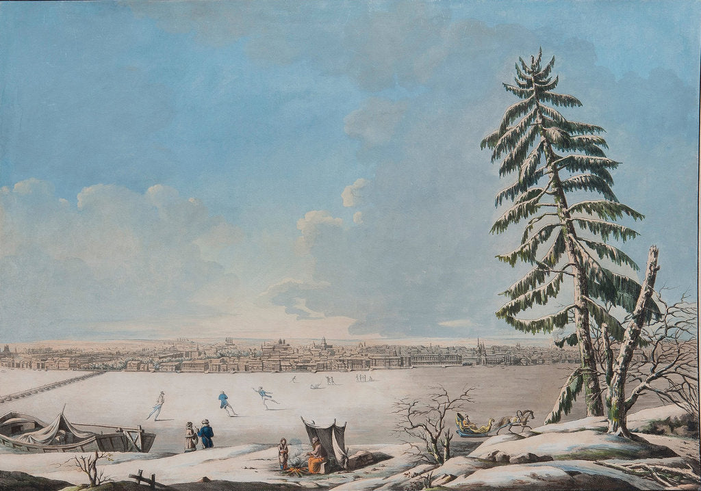 Detail of Saint Petersburg: View over the Neva River, Early 1800s by Anonymous