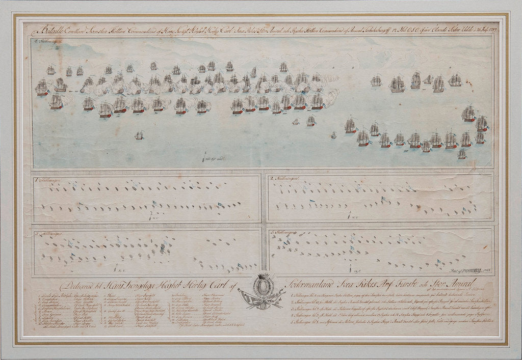 Detail of The naval Battle of Öland on 26 July 1789, 1804 by Anonymous