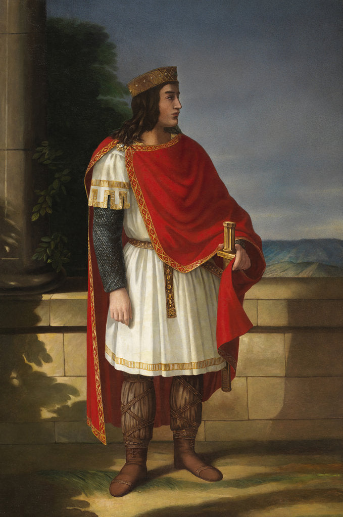 Detail of Suintila, Visigothic King, Mid of the 19th century by Manuel Miranda y Rendón