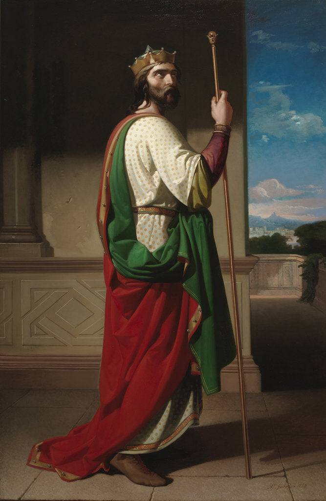 Detail of Liuva I, Visigothic King, 1855 by Antonio Gisbert Pérez