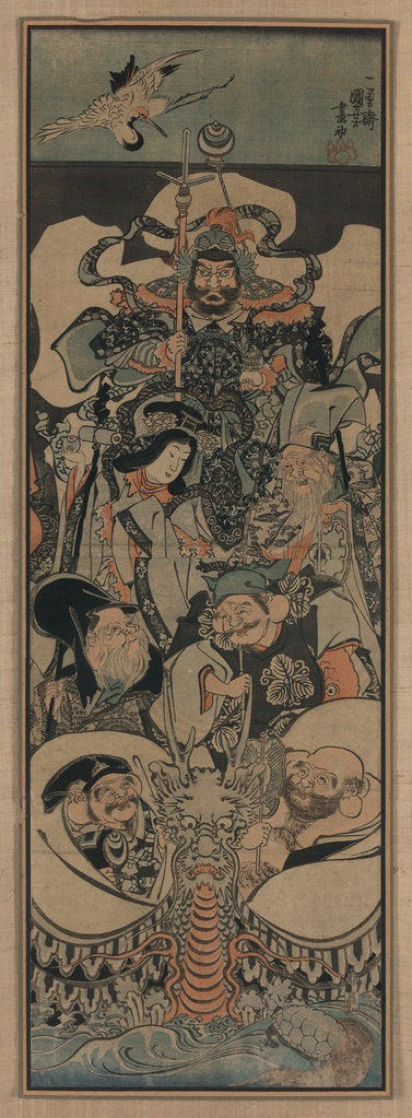 Detail of Seven Lucky Gods, 1843-1845 by Utagawa Kuniyoshi