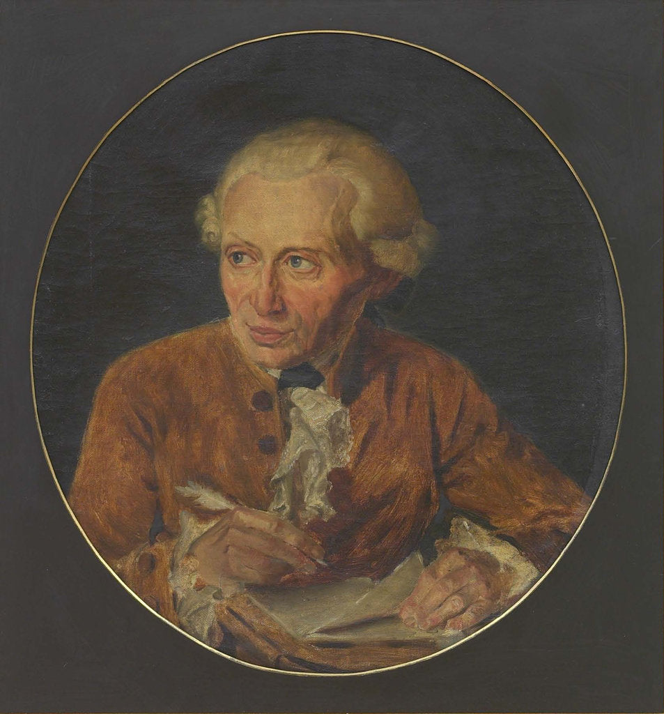 Detail of Portrait of Immanuel Kant, Early 19th century by Adolf von Heydeck