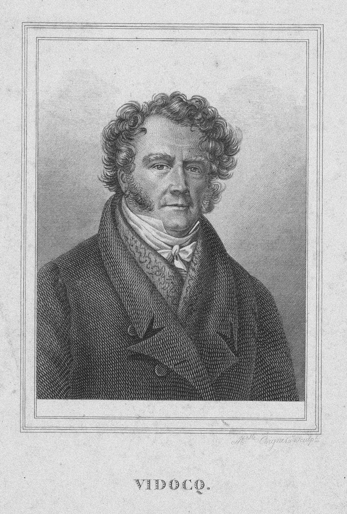 Detail of Eugène François Vidocq, c. 1830-1840 by Marie Gabrielle Coignet