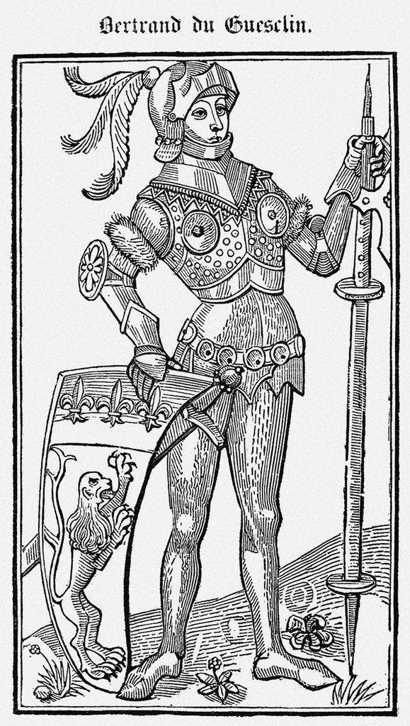 Detail of Bertrand du Guesclin (From Le Livre des faits de messire Bertrand du Guesclin), 1487 by Anonymous