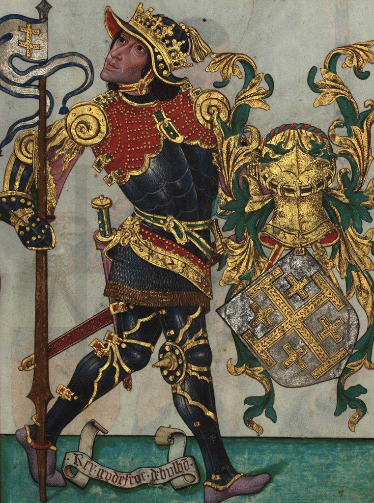 Detail of Godfrey of Bouillon (From Livro do Ameiro-Mor), 1509 by Anonymous