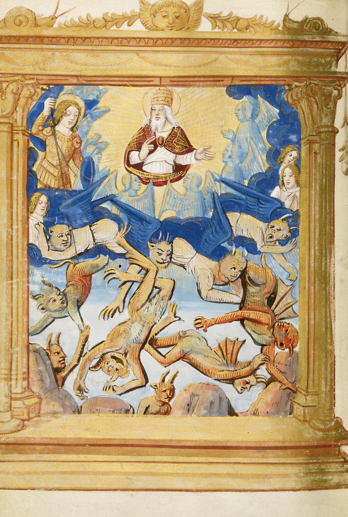 Detail of The Fall of Lucifer by Anonymous