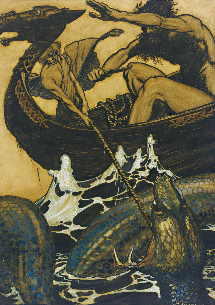 Illustration for The Edda by Arthur Rackham
