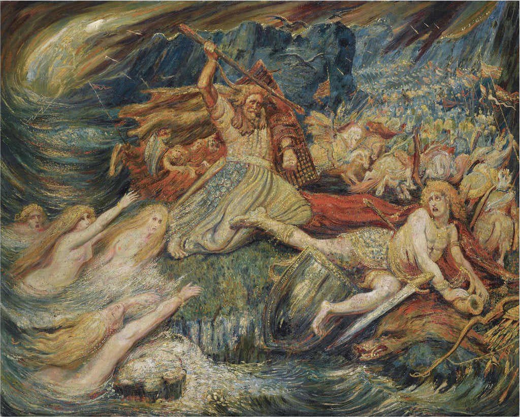 Detail of Siegfrieds Death, 1899 by Henry De Groux
