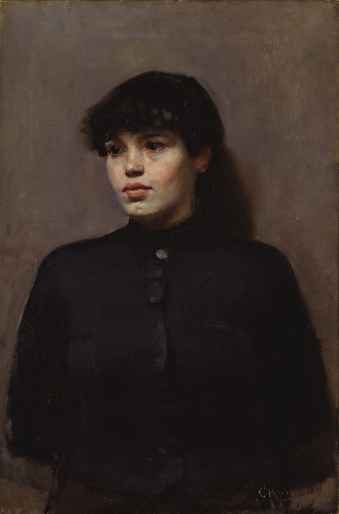 Detail of Jossa, 1886 by Christian Krohg