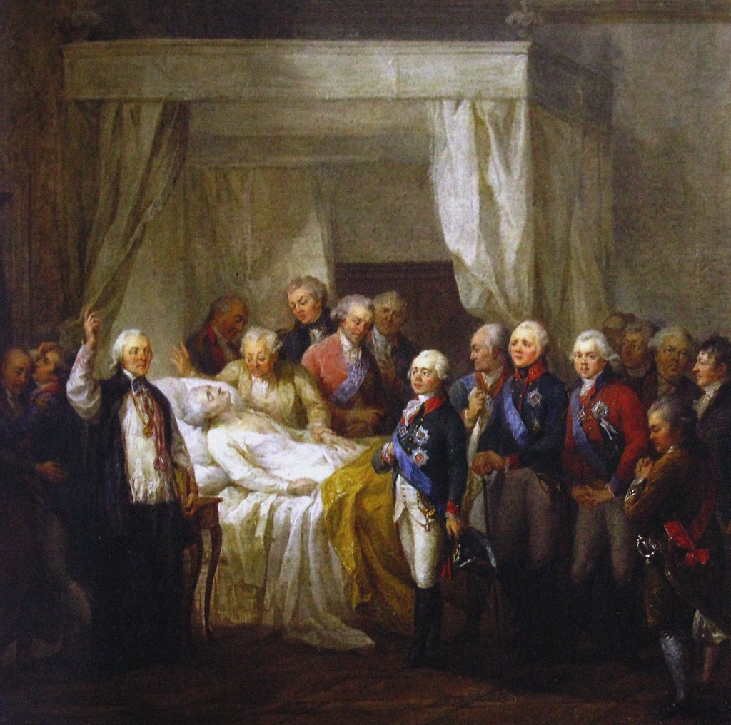Detail of The Death of Stanislaw II August Poniatowski, after 1798 by Marcello Bacciarelli