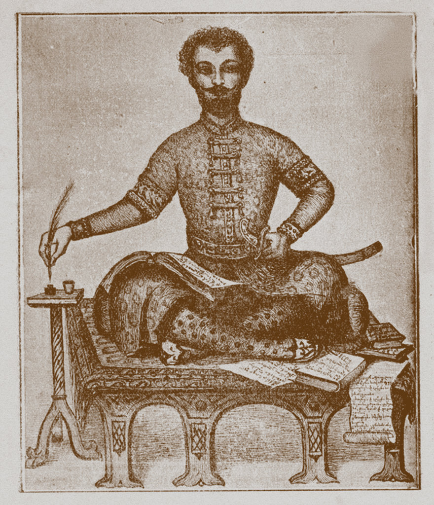 Detail of Prince Vakhushti of Kartli by Anonymous