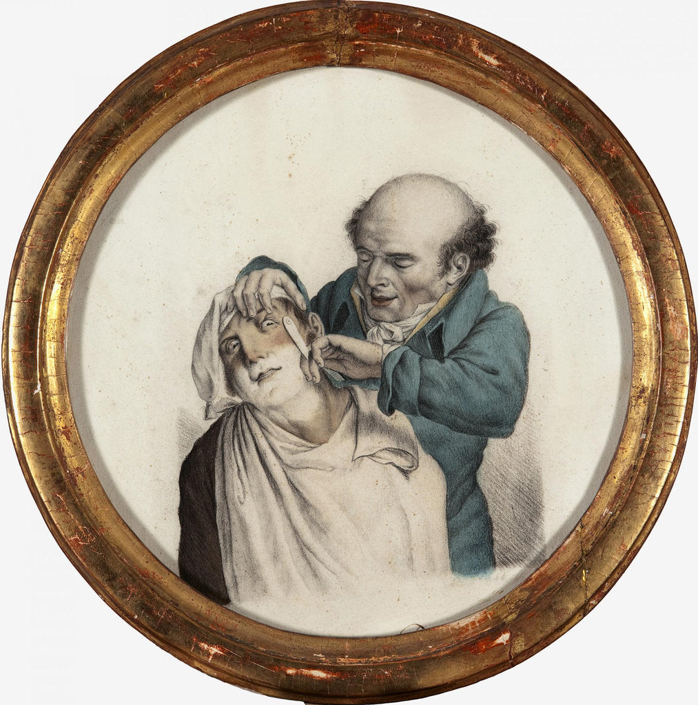 Skilful barber, 1823 by Louis-Léopold Boilly