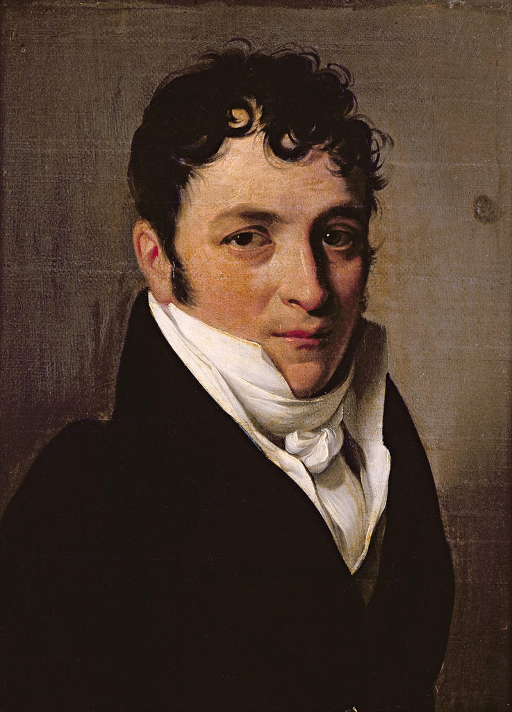 Detail of Portrait of the singer Pierre-Jean Garat by Louis-Léopold Boilly