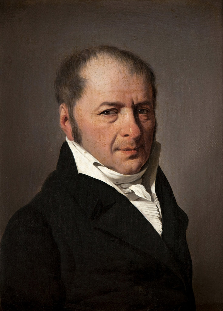 Detail of Portrait of Marie-Joseph Peyre by Louis-Léopold Boilly