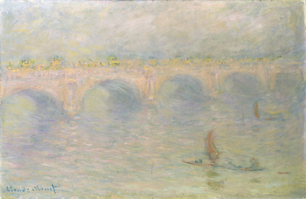 Detail of Waterloo Bridge, Sunlight Effect, 1899-1901 by Claude Monet
