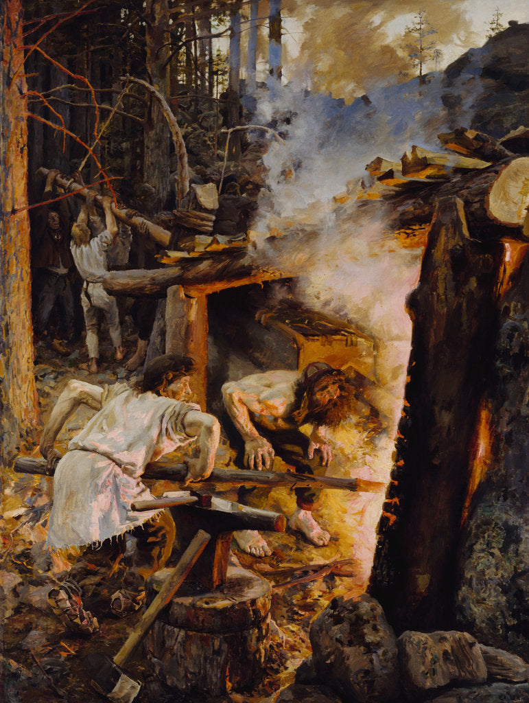 Detail of The Forging of the Sampo, 1893 by Akseli Gallen-Kallela