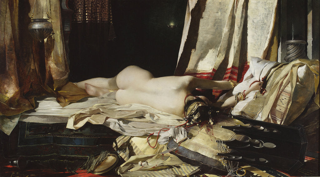 Detail of At the Order of the Padishah, 1888 by Franciszek Zmurko