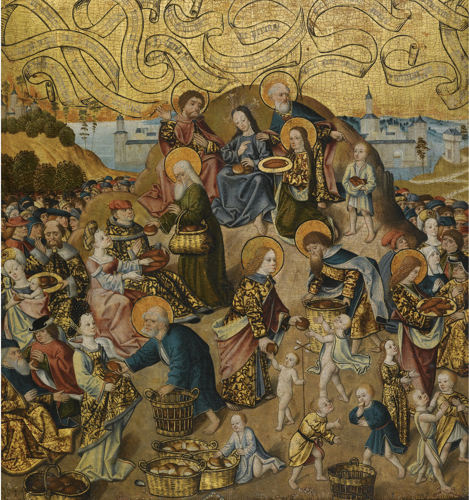Detail of The Miracle of the Five Loaves and Two Fishes, c. 1500 by Anonymous