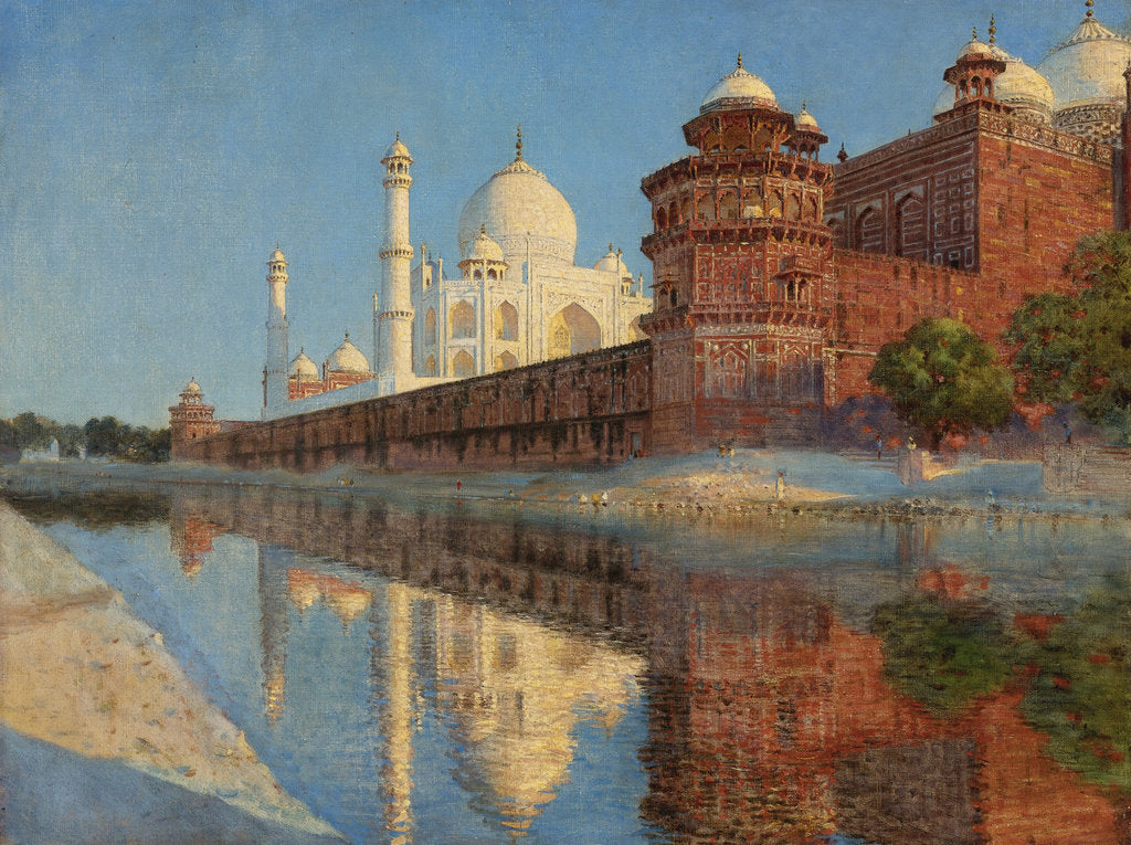 Detail of The Taj Mahal. Evening by Vasili Vasilyevich Vereshchagin