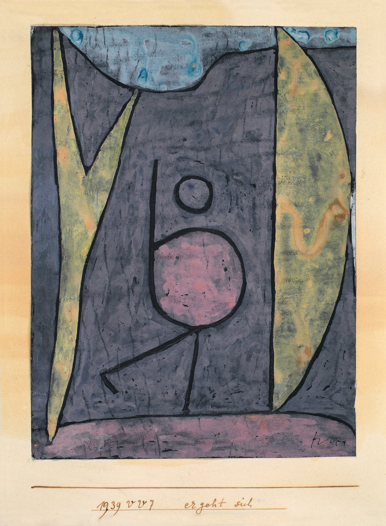 ergeht sich, 1939 by Paul Klee